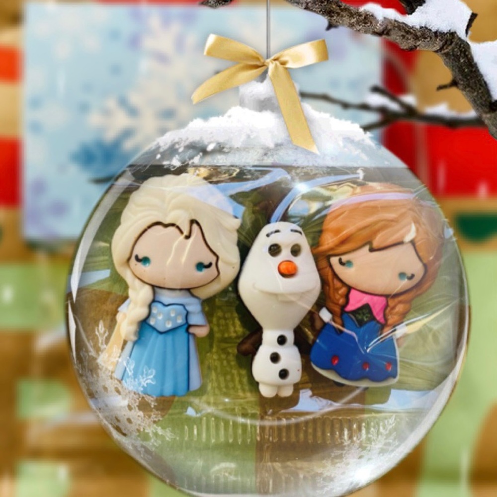 STARBUCKS🧜‍♀️ Straw & Frozen Ornament Toppers Set